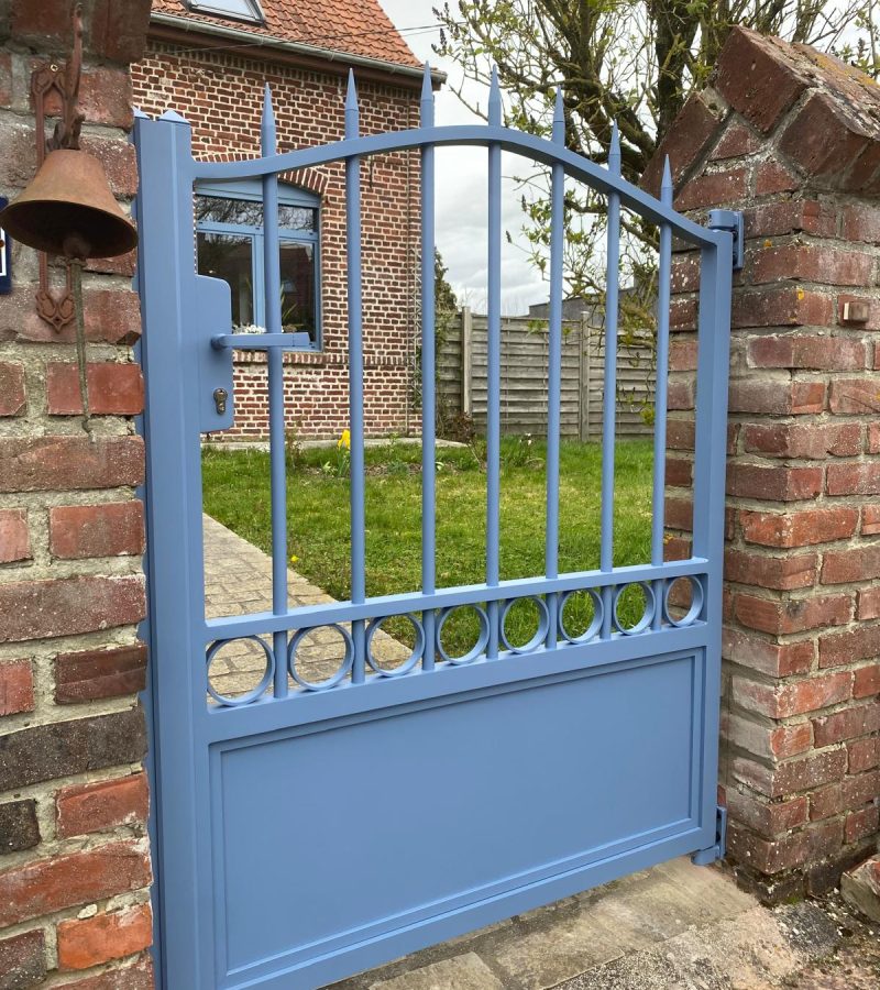 Portillon Beaugency bleu pigeon